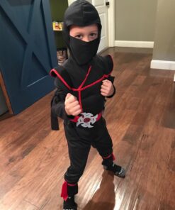 Stealth Toddlers Ninja Costume Large (4-6) Black Standard Packaging 22 710E7VLxg2L