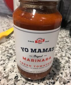 Keto Marinara Pasta and Pizza Sauce by Yo Mama's Foods - Pack of (2) - No Sugar Added, Low Carb, Low Sodium, Gluten Free, Paleo Friendly, and Made with Whole, Non-GMO Tomatoes. 1.56 Pound (Pack of 2) 52 710EStuPfqL