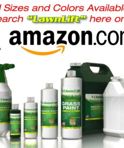 Lawnlift Ultra Concentrated (Green) Grass Paint 8oz. = 2.5 Quarts of Product. 15 710EjALjnoL