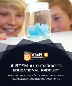 4M 7 Crystal Growing Science Experimental Kit with Display Cases - Easy DIY STEM Toy Lab Experiment Specimens, Educational Gift for Kids, Teens, Boys & Girls 7 Crystals 63 710F7rRKo6L