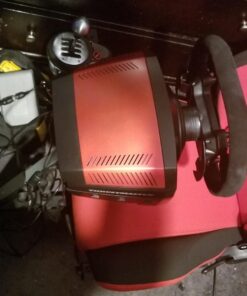 OpenWheeler GEN3 Racing Wheel Simulator Stand Cockpit Red on Black, Video Game Controller, Fits All Logitech G923, G920, Thrustmaster, Fanatec Wheels, Compatible with Xbox One, PS4, PC Platforms. 53 710F96 u0iL