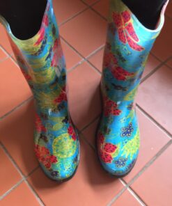 Sloggers Women's Waterproof Rain and Garden Boot with Comfort Insole, Midsummer Blue, Size 9, Style 5002BL09 11 710FIwbNBwL