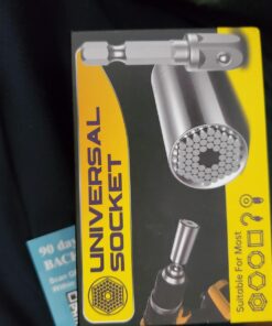 Super Universal Socket Tools Gifts for Men - Christmas Stocking Stuffers for Men Grip Socket Set with Power Drill Adapter Cool Stuff Ideas Gadgets for Men Birthday Gifts for Dad Women Husband (7-19mm) A-Universal Socket(Silver) 41 710FPgaOFnL