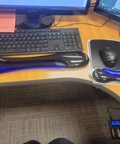 Kensington Duo Gel Mouse Pad with Wrist Rest - Blue (K62401AM),9.625*6.625 inches 28 710FW5i3ctL