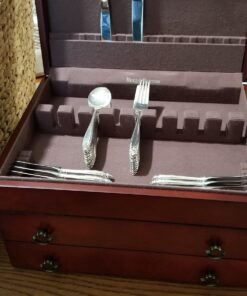 Reed & Barton 43M Bristol Grande Mahogany Flatware Chest,Brown Bristol Grande Mohogany/Brown 14 710Fg9m2F8L 1