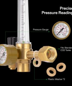 VIVOSUN Hydroponics CO2 Regulator Emitter System with Solenoid Valve Flowmeter for Grow Room Grow Tent Garden House Aquarium 29 710FgbZGb0L