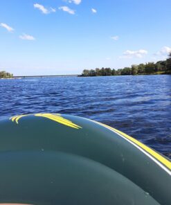 INTEX 68347EP Seahawk 2 Inflatable Boat Set: Includes Deluxe 48in Aluminum Oars and High-Output-Pump – SuperStrong PVC – Fishing Rod Holders – 2-Person – 520lb Weight Capacity 36 710GXsnIR7L 1