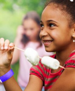 WristCo Purple Tyvek Wristbands for Events - 500 Count - Comfortable Tear Resistant Paper Bracelets ID Wrist Bands for Concerts Festivals Admission Party Identification 16 710GwAv2eL