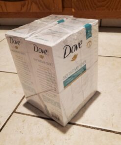 Dove Beauty Bar Gently Cleanses and Nourishes Sensitive Skin Effectively Washes Away Bacteria While Nourishing Your Skin, 3.75 oz (Pack of 16) 3.75 Ounce (Pack of 16) 56 710HpB buCL