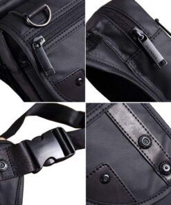 Hebetag Oxford Hiking Waist Pack Motorcycle Drop Leg Bag for Men Women Bike Riding Cycling Tactical Thigh Fanny Pouch Outdoor Travel Fishing Camping Casual Daypack Black #01Black 30 710Hu0hB L