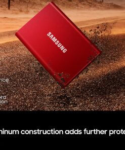 SAMSUNG SSD T7 Portable External Solid State Drive 1TB, Up to USB 3.2 Gen 2, Reliable Storage for Gaming, Students, Professionals, MU-PC1T0H/AM, Blue 1 TB 31 710IDEzgTL