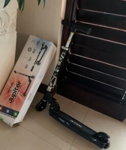 Jetson Scooters - Jupiter Kick Scooter - Collapsible Portable Kids Push Scooter - Lightweight Folding Design with High Visibility RGB Light Up LEDs on Stem, Wheels, and Deck Mars Black 29 710IIjJxqdL