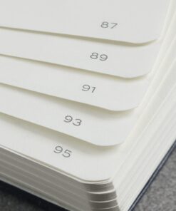 Alternative view of LEUCHTTURM1917 - Notebook Hardcover Medium A5-251 Numbered Pages for Writing and Journaling (Black, Ruled) Black