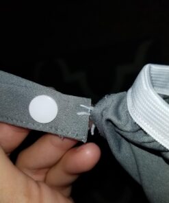 Teamoy (2 Pack) Reusable Pail Liner for Cloth Diaper/Dirty Diapers Wet Bag, Gray Chevron+Slate 2 Count (Pack of 1) 28 710IfM5Rr7L