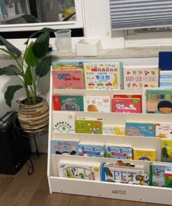 ECR4Kids Single-Sided Book Display, Classroom Bookshelf, White Wash 47 710Iof5ekaL