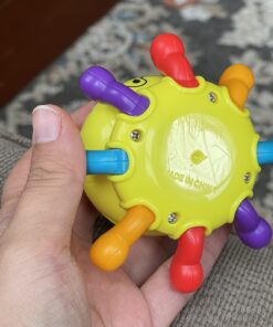 iPlay, iLearn 10pcs Baby Rattles Toys Set, Infant Grab N Shake Rattle, Sensory Teether, Development Learning Music Toy, Newborn First Birthday Gifts for 0 1 2 3 4 5 6 7 8 9 10 12 Month Babies Boy Girl 10 Pieces Set 41 710JDOAxRLL