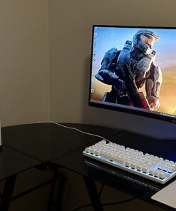 Dell Curved Gaming, 34 Inch Curved Monitor with 144Hz Refresh Rate, WQHD (3440 x 1440) Display, Black - S3422DWG 34 Inches 40 710JK0cz L