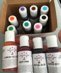 Food Coloring AmeriColor Student - Kit 2 12 .75 Ounce Bottles Soft Gel Paste Colors 10 710JrnhhAJL