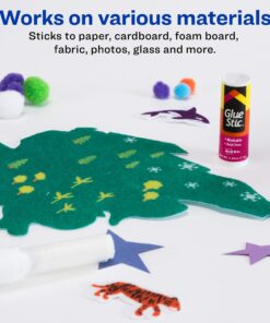 Avery Glue Stic White, 0.26 oz., Washable, Nontoxic, Permanent Adhesive, 1 Glue Stick (00161) 1 stick 13 710K2ane1FL
