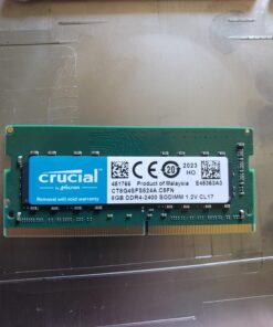 Crucial 8GB Single DDR4 2400 MT/S (PC4-19200) SR x8 SODIMM 260-Pin Memory - CT8G4SFS824A 2400MHz 32 710KARhnqPL