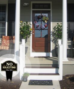 Signs Authority No Soliciting Outdoor Metal Yard Sign for Home, House and Business | Made with Heavy Duty DiBond Aluminum | Stop Solicitation, Deter Door Knockers and Bell Ringers (15"x9.5", Pack 1) No Soliciting Metal Non-Reflective 25 710KXO70cpL