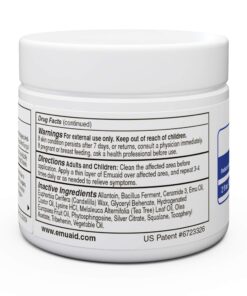 emuaid Ointment 2oz- Eczema Cream. Regular Strength Treatment. Regular Strength for Athletes Foot, Psoriasis, Jock Itch, Anti Itch, Rash, and Skin Yeast Infection. 9 710KYt3T9L