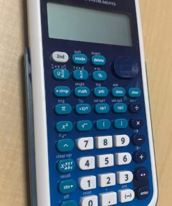 Texas Instruments TI-34 MultiView Scientific Calculator Blue, White Single Pack 29 710L3uLISxL