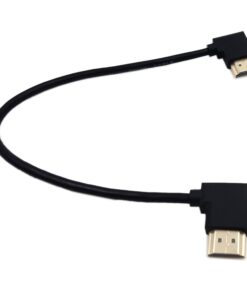 SinLoon Gold Plated High Speed 90 Angle Right HDMI Male to Left HDMI Male Adapter Cable Supports Ethernet, 3D and Audio Return (0.3M RR-LL) 11 710L71YZ2ZL