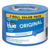 ScotchBlue ORIGINAL Painter’s Tape, Multi-Use, 0.94-Inch by 60-Yards, Value Pack, 3 Rolls