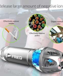 FRiEQ Car Air Purifier, Car Air Freshener and Ionic Air Purifier | Remove Dust, Pollen, Smoke and Bad Odors - Available for Your Auto or RV 20 710MqmmP2mS