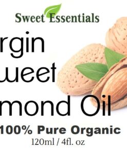 Organic Unrefined Sweet Almond Oil | 4oz Imported From Italy | 100% Pure | Cold Pressed | Hexane Free | Natural Moisturizer |Great For Hair, Skin & Nails | Carrier Oil | Great To Dilute Essential Oils 5 710NB82h14L