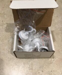 Master Magnetics White Magnetic Hook Set - 1" Diameter, 1.5" Height, 9 Pound Pull, Pack of 8, MHHH9X8 36 710NTUOkhqL