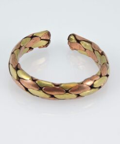 Handmade Twisted Three Metal Medicine/Healing Ring. 14 710NdJpMcVL