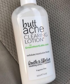 Green Heart Labs Butt Acne Clearing Lotion - Vegan & Cruelty-Free Treatment for Body, Back, Bum & Thigh - Clear Pimples, Bumps, Blackheads 4 Fl Oz (Pack of 1) 26 710NrjXeXML 1