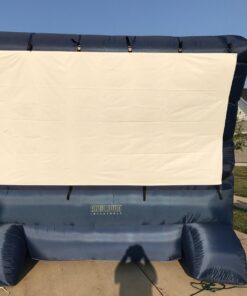 Gemmy 39127-32 - Airblown - Movie Screen - 120"x70" Widescreen Deluxe w/Storage Bag - Blue Outdoor Inflatable Deluxe Movie Screen 39 710Oan6PSL