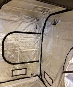 Zazzy Grow Tent, 96“X48 X78 Plant Growing Tents 600D Mylar Hydroponic Indoor Grow Tent with Window, Kit Bag & Floor Tray 96"X48"X78" 46 710OetdBL L