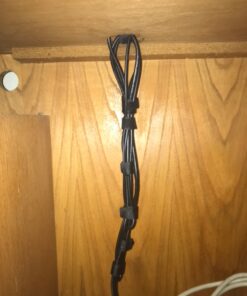 PASOW 50pcs Cable Ties Reusable Fastening Wire Organizer Cord Rope Holder 7 Inch (Black) Black 43 710OjERQ5mL