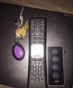 JTD Wireless RF Item Locator/Key Finder with LED flashlight and base support. With 4 Receivers Key Finder-Wireless key RF locator, Remote Control, Pet, Cell, Wireless RF Remote Item, Wallet Locator. (4 Receivers) 43 710Ol2buP1L