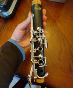 Jean Paul CL-400 Intermediate Bb Clarinet with ABS Body, Synthetic Pads and Silver-Plated Keys 34 710OuI1vVL