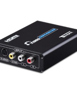 Alternative view of Tendak 3RCA CVBS Composite & S-Video R/L Audio to HDMI Converter Adapter Support 720P/1080P with 3RCA S-Video Cable for NES SNES N64 PS2 PS3 HDTV