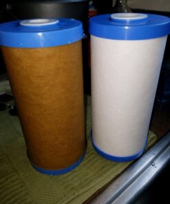 PUREPLUS 5 Micron 10" x 4.5" Whole House Sediment and Carbon Water Filter Replacement Cartridge for GE FXHTC, GXWH40L, GXWH35F, GNWH38S, Culligan RFC-BBSA, WRC25HD, PP10BB-CC, Pentek RFC-BB, 2Pack 2 Count (Pack of 1) 32 710PvyWcNAL