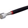 SE 30-inch Telescoping Magnetic Pick-Up Tool, Extendable Magnetic Pickup Tool for Car, Household, Office & Industry, Stainless Steel, Black Handle ONE - PACK