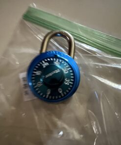 Master Lock Combination Locker Lock, Combination Padlock for Gym and School Lockers, Colors May Vary 1 Pack, Colors may vary 39 710T3lIBo7L