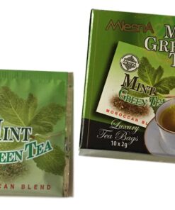 Mlesna Pure Ceylon Foil Envelope Green Tea Selection, Jasmine, Soursop, Mint and Green Tea - 40 Count 12 710Tl4dITlL
