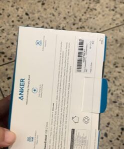 Anker Extension Cord,Mini Power Strip with USB Ports ,2 Outlets and 2 USB-A Ports, Flat Plug, 5 ft Extension Cord, Safety System for Travel, Desk, and Home Office, TUV Listed White-Round Extension Cord 52 710UMwgKC7L