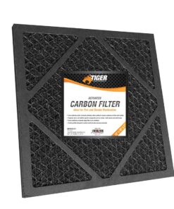 Tiger Tough HEPA 500 Activated Carbon Filter for Air Scrubbers - 16" x 16" x 1" (1) 1 Count (Pack of 1)