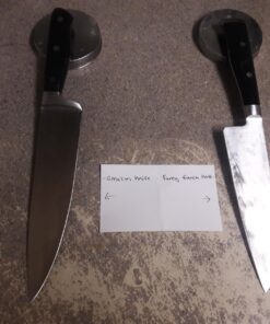 Amazon Basics 9-Piece Premium Kitchen High-Carbon Stainless-Steel Blades with Pine Wood Knife Block Set, Black Traditional Handle Design 24 710Vn5awE7L