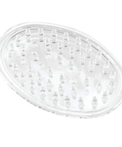 iDesign Plastic Soap Saver, Holder Tray for Bathroom Counter, Shower, Kitchen, 0.75 in. x 3.25 in. x 4.75 in., Clear Set of 1 18 710VpKUQ TL