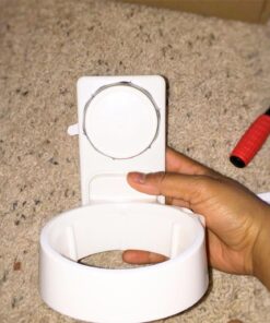 theBathMart Hair Dryer Mount Holder Rack, Wall Mount Bathroom Blow-Dryer Organizer Storage with Rotate & Lock Suction Cup 37 710W3nlDXVL