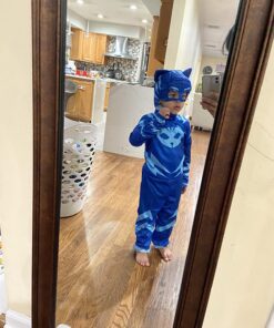 Disguise Catboy Costume for Kids, Official PJ Masks Costume Jumpsuit Toddler Large (4-6) 19 710WXSkRAoL